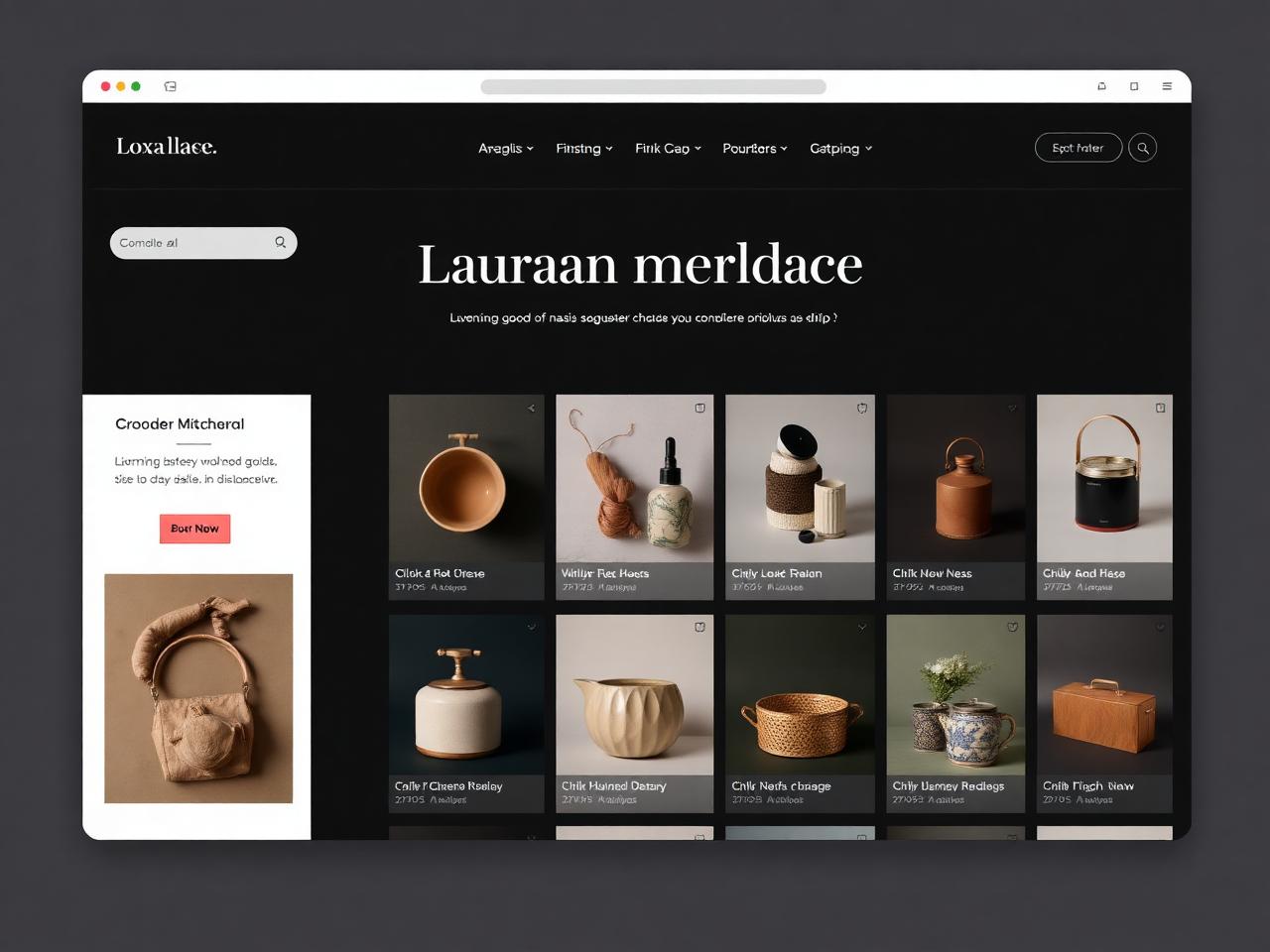 Atelier Goods — Marketplace product UI by Refer Dev